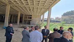 بازدید بازرس کل استان گلستان از پروژه هفت موزه و محل احداث هتل 5  ستاره گرگان